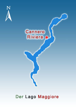 Lageplan von Cannero